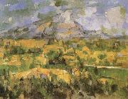 Paul Cezanne Mont Sainte-Victoire considering of Lesson Lauves USA oil painting artist